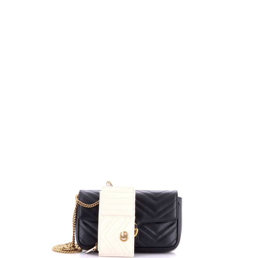 Gucci Gg Marmont Wallet On Chain #242666G17B - Picture 2 of 9